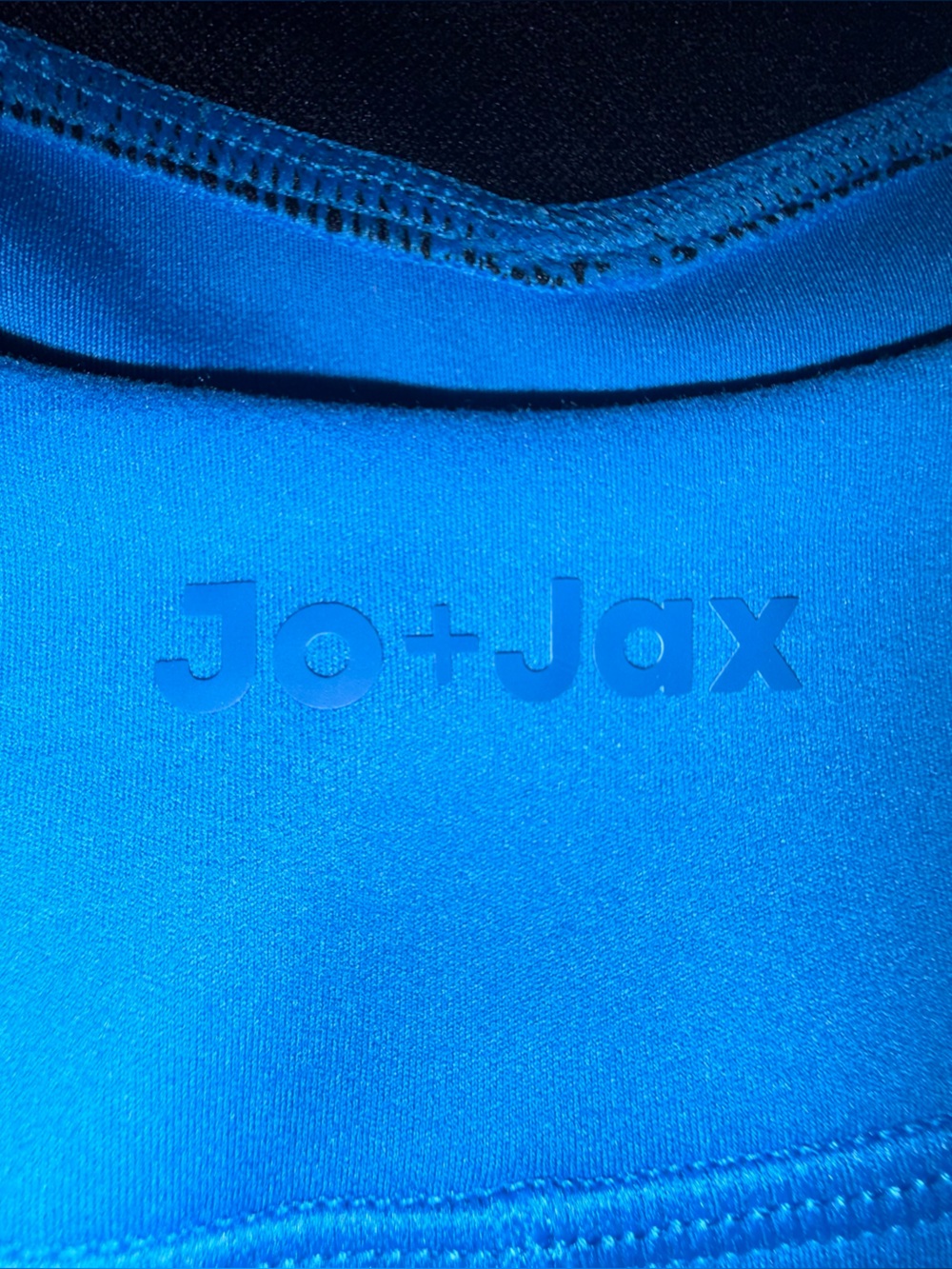 Jo & Jax NWT!! Blue Girls' Dance Biketard with Rainbow Straps Size Adult Small - Picture 8 of 12